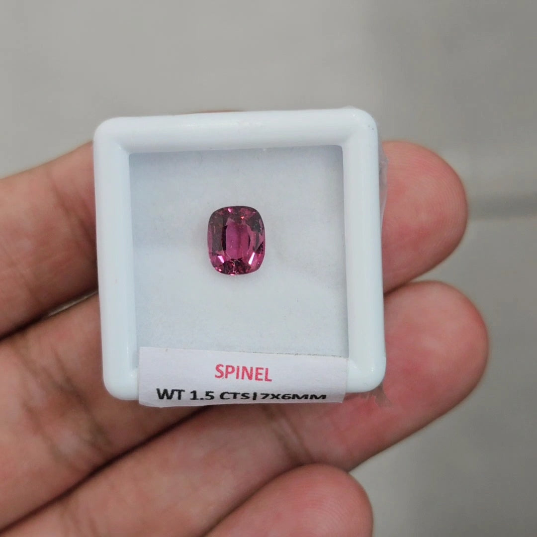 Box Of Natural Burma Spinel Faceted  | 7x6mm | Rectangle