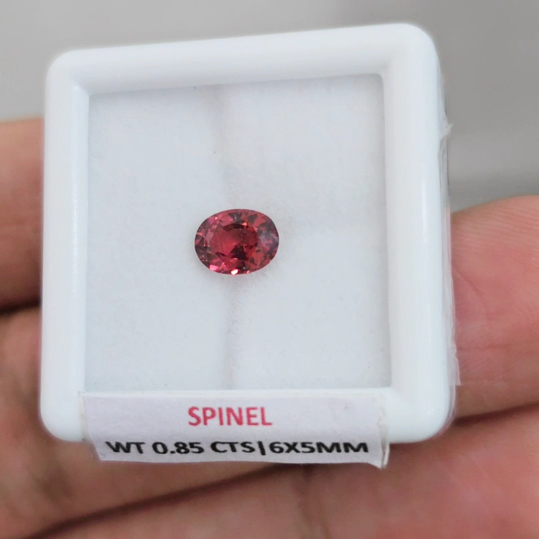 Box Of Natural Burma Spinel Faceted  | 6x5mm | Oval