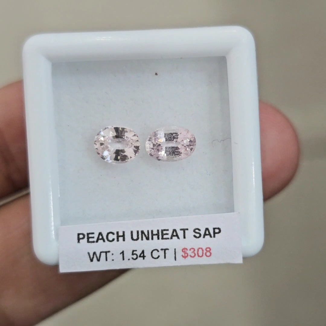 Box Of Natural Sri Lanka Unheated Sapphire  | 6x4mm | Oval