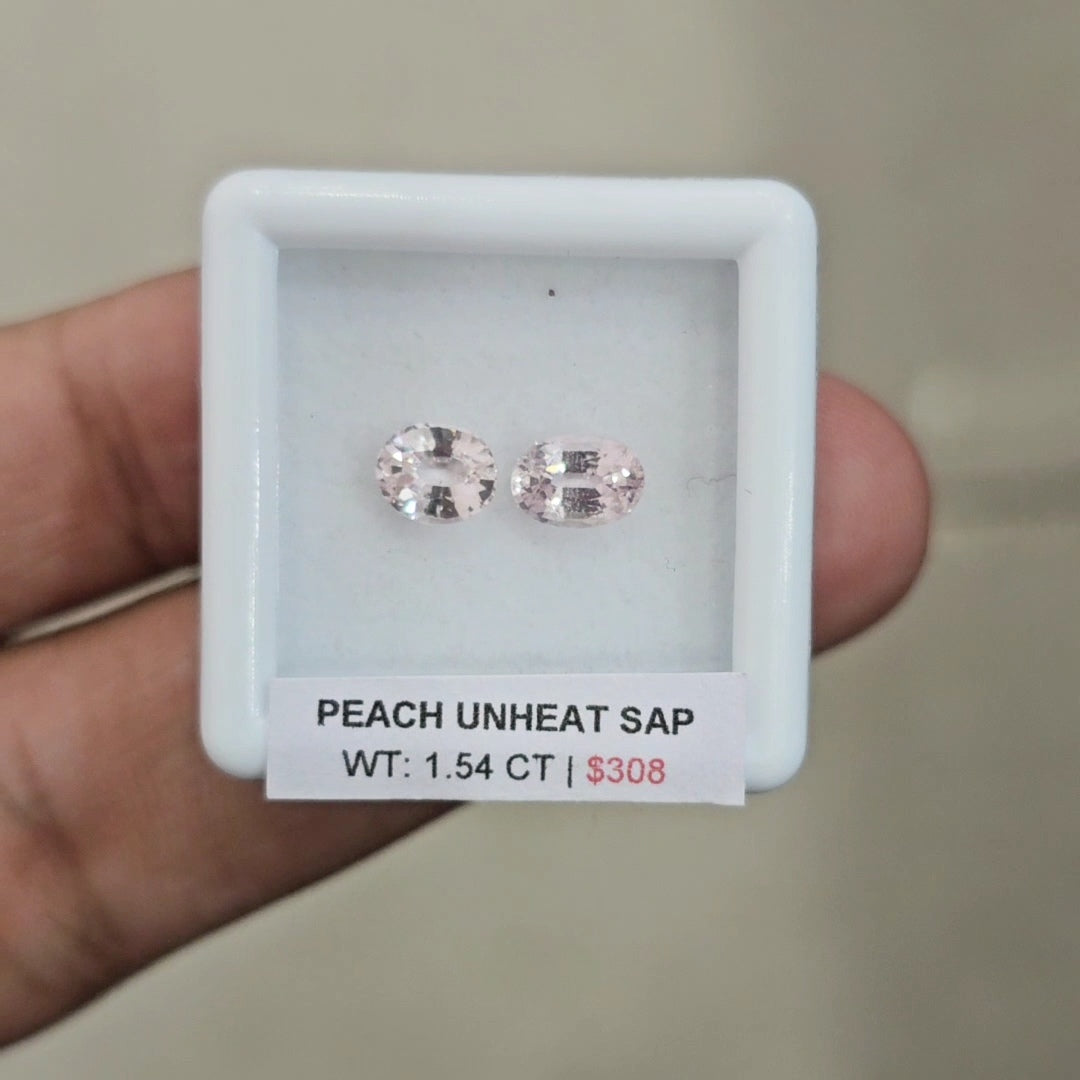 Box Of Natural Sri Lanka Unheated Sapphire  | 6x4mm | Oval