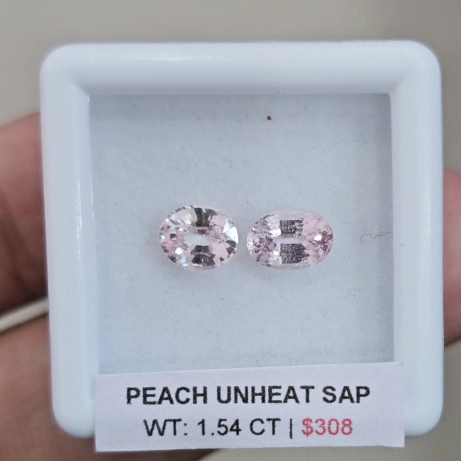 Box Of Natural Sri Lanka Unheated Sapphire  | 6x4mm | Oval