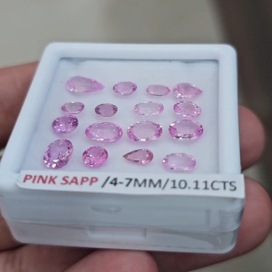 Box Of Natural Sri Lanka Unheated Sapphire  | 4-7mm | Mix
