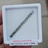 Box Of Natural Madagascar Unheated Sapphire  | 2.5mm | Square