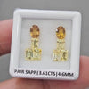 Pair Box Of Natural Sapphire  | 3-6mm | Rectangle & Oval