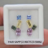 Pair Box Of Natural Sapphire  | 3-5mm | Rectangle, Square & Oval