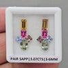 Pair Box Of Natural Sapphire  | 3-6mm | Rectangle, Square & Oval