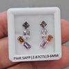 Pair Box Of Natural Sapphire  | 3-6mm | Rectangle, Square & Oval