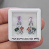 Pair Box Of Natural Sapphire  | 3-6mm | Mix