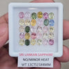 13Cts Natural Sri Lanka  Sapphire  | 5x4mm | Oval | Srilanka
