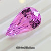 35.3 Cts Natural Kunzite Faceted Clean| With Certificate| 27x16mm | Pear |Clean