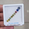3.99Cts Natural Madagascar  Sapphire  |  4-5mm | Round