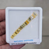 5.27Cts Natural Sri Lanka  Sapphire  | 3-6mm | Rectangle | Srilanka