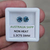 1.2cts Natural Unheated Teal Sapphire From Australia | 5mm| Round | Ideal Cut