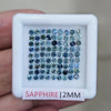 3.52cts Natural Unheated Teal Sapphire From Australia | 2mm| Round | Ideal Cut