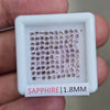 3.5Cts Natural Madagascar  Sapphire  |  1.8mm | Round | Ideal Cut
