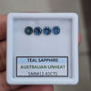 2.42cts  Natural Australian Teal Sapphire | 5mm| Round | Unheated