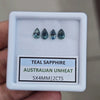 2cts  Natural Australian Teal Sapphire | 5X4mm| Pear | Unheated