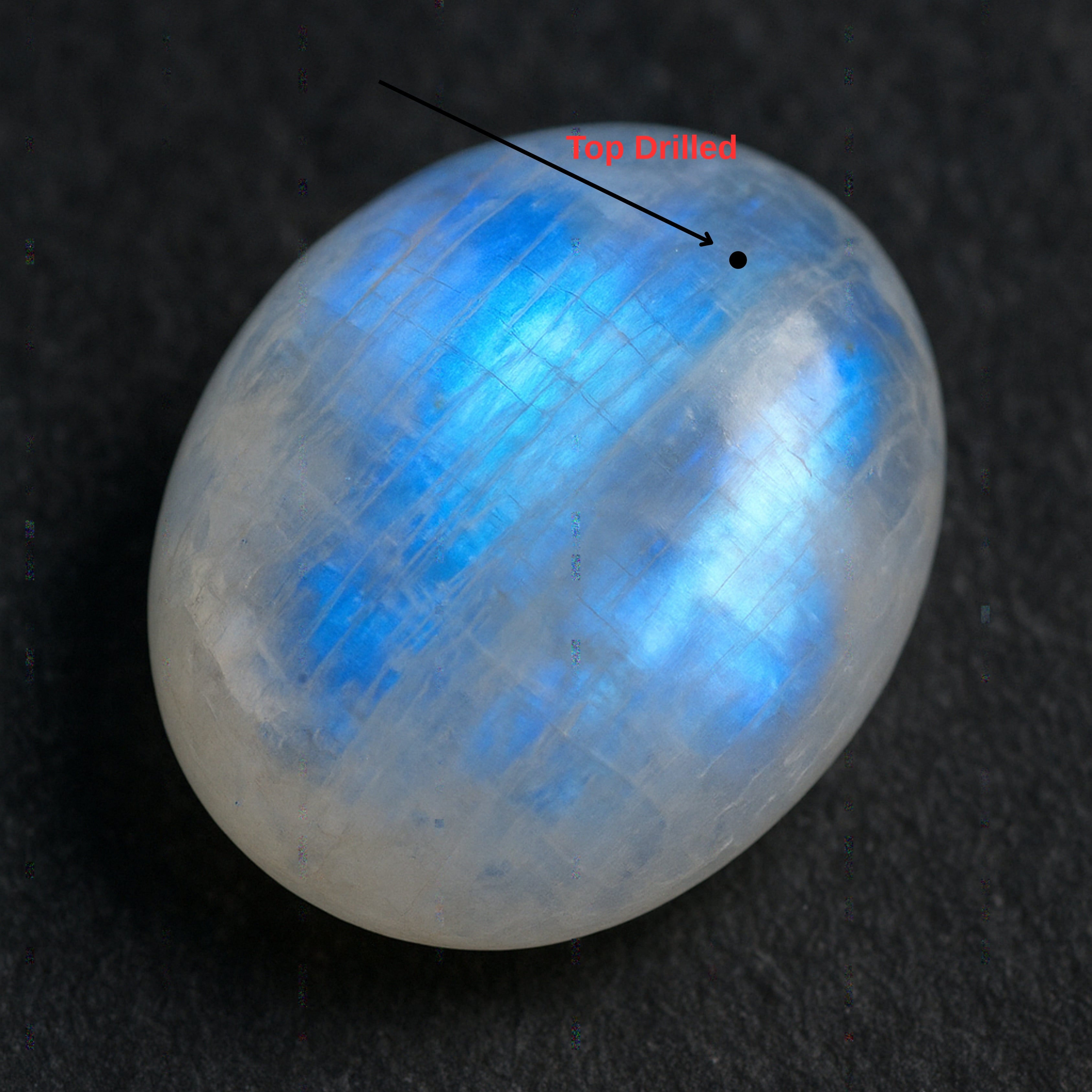 20 Pcs of Natural Rainbow Moonstone Cabochons Multi Flash | Good Quality Flash