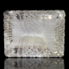 Natural 1 piece hand carved White topaz  : Rectangle Shape | Size:34x27mm - The LabradoriteKing