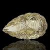 Natural 1 piece hand carved Yellow Quartz  : Pear Shape | Size:32x19mm - The LabradoriteKing