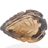 1 Pieces Natural Smoky Quartz Carved Pear Shape | Size:30x21mm - The LabradoriteKing