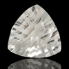 1 Pieces Natural Crystal Quartz Faceted 3D Cut Triangle Shape | Size:18mm - The LabradoriteKing