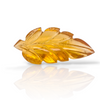 1 Pieces Natural Citrine carved Leaf Shape | Size:32x15mm - The LabradoriteKing