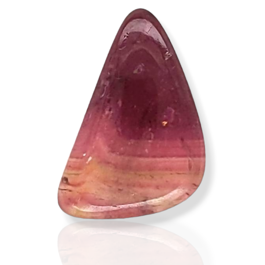 1 Pcs Of Natural Watermelon Tourmaline Slice | Size:18x13mm | With Certificate - The LabradoriteKing