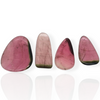 4 Pcs Of Natural Watermelon Tourmaline Slice | Size:18-22mm | With Certificate - The LabradoriteKing