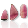 3 Pisc Of Natural Watermelon Tourmaline Slice | Size:18-26mm | With Certificate - The LabradoriteKing