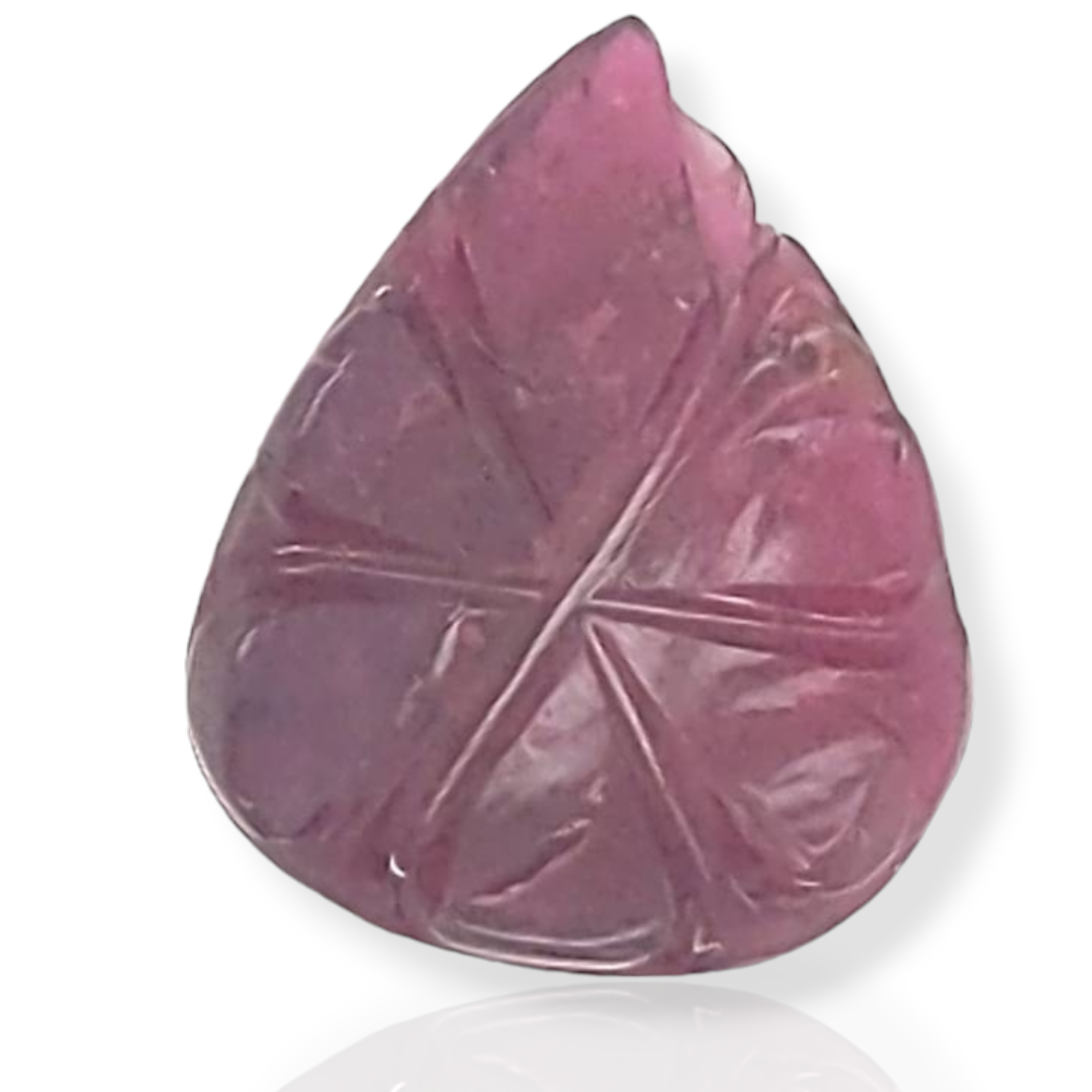 1 Pics Of Natural Flower Tourmaline Carved | Size:16X13mm | With Certificate - The LabradoriteKing