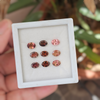 9 Pcs Of Natural Rubellite Tourmaline Faceted | Oval| Size:8x6mm - The LabradoriteKing