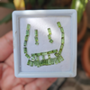 40 Pcs Of Natural Green  Tourmaline Faceted | Shap:Square & Rectangle| Size:3-6mm - The LabradoriteKing