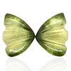 Natural Watermelon Tourmaline Butterfly Carved Pair | Size:8x6mm - The LabradoriteKing