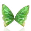 Natural Watermelon Tourmaline Butterfly Carved Pair | Size:13x7mm - The LabradoriteKing