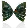 Natural Watermelon Tourmaline Butterfly Carved Pair | Size:19x11mm - The LabradoriteKing