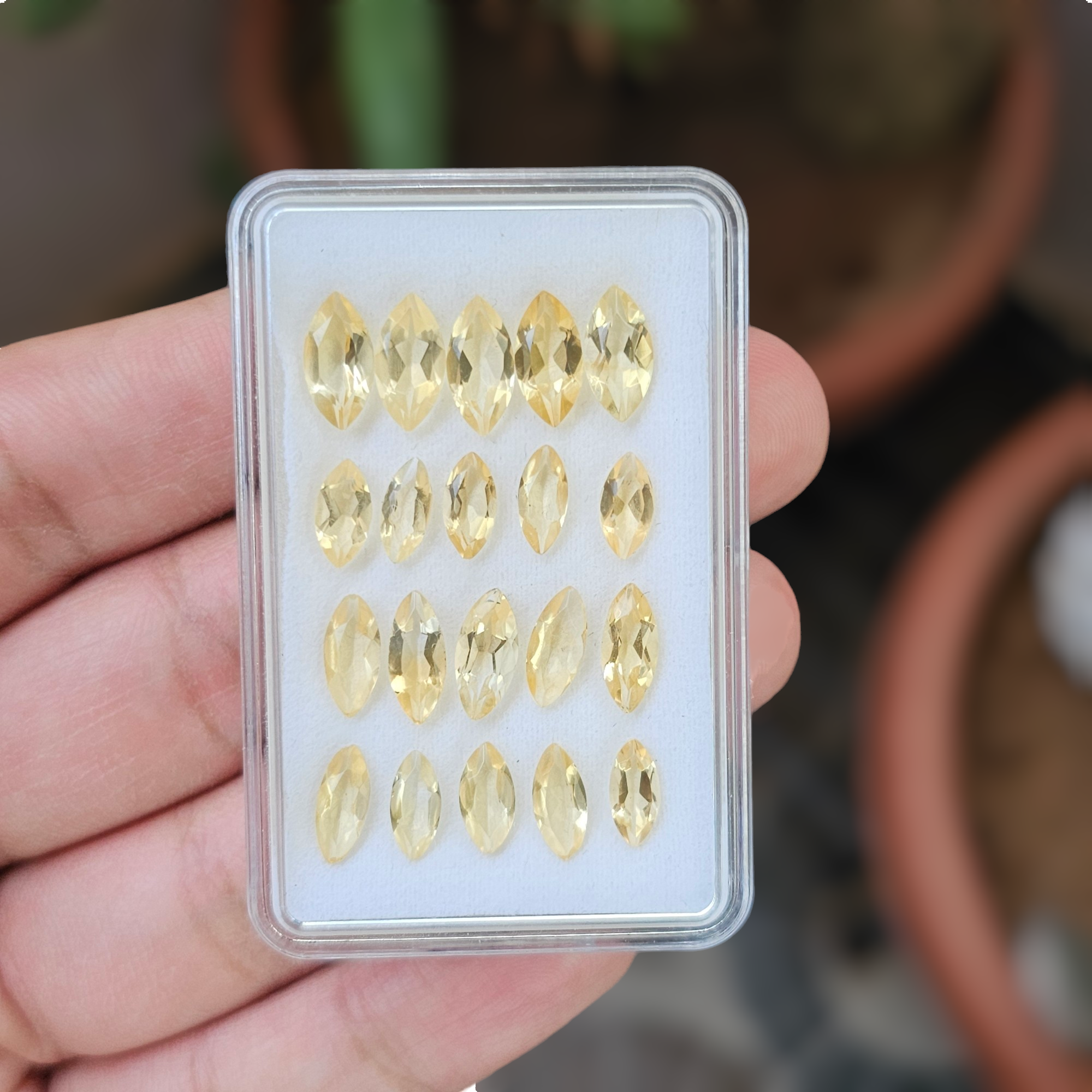 28 Pcs Of Natural Citrine Faceted | Shape: Marquise | Size:8-10mm - The LabradoriteKing