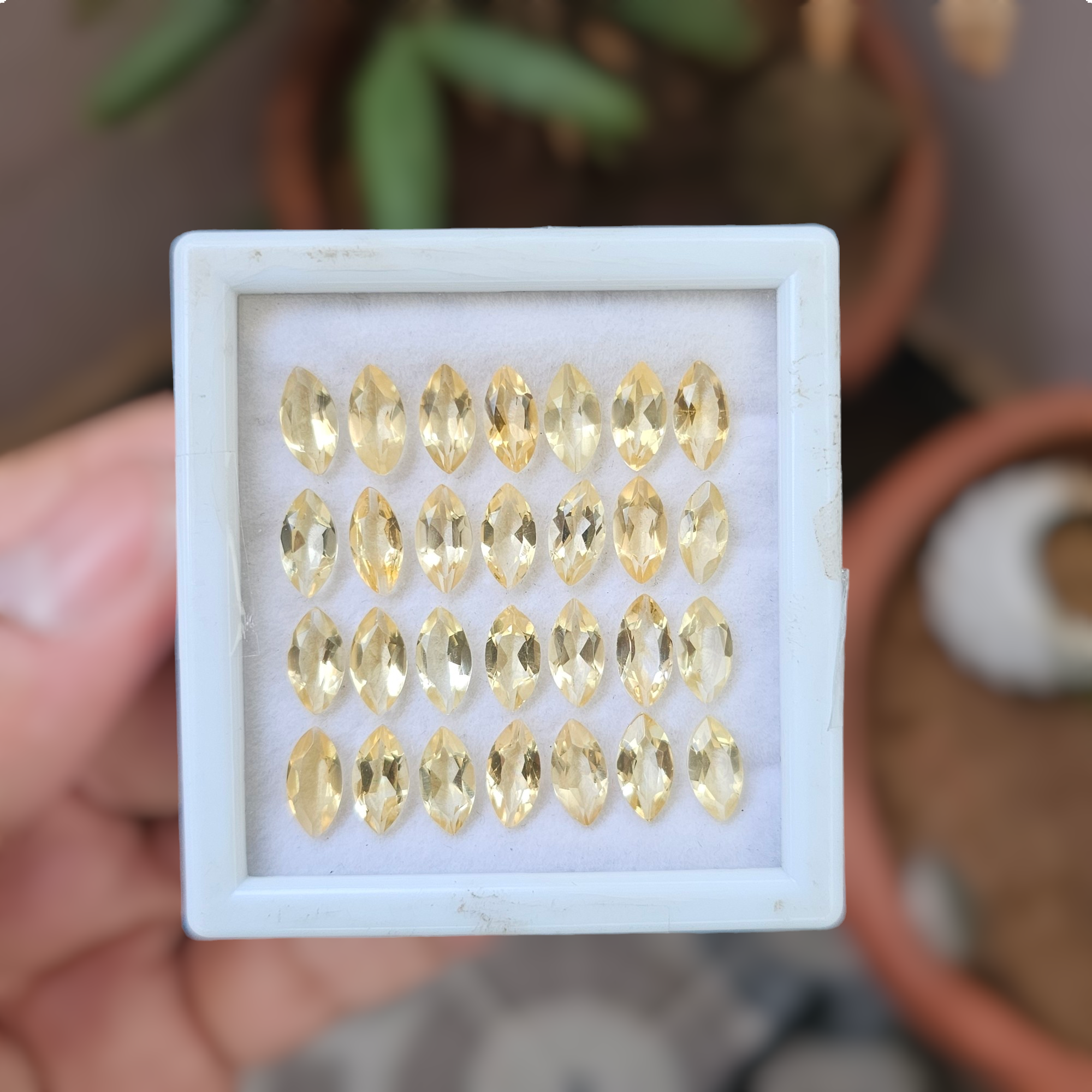 28 Pcs Of Natural Citrine Faceted | Shape: Marquise | Size:10x5mm - The LabradoriteKing