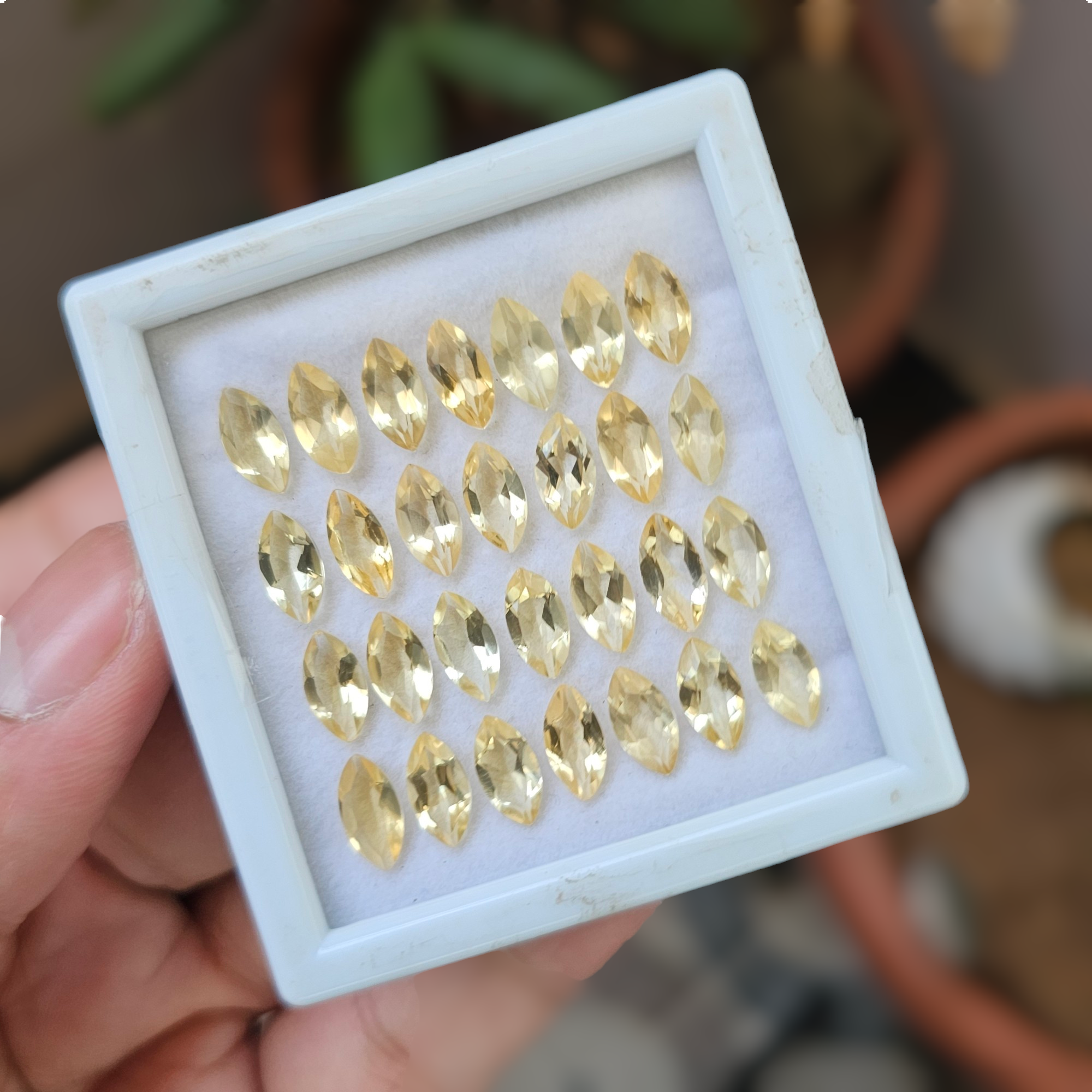 28 Pcs Of Natural Citrine Faceted | Shape: Marquise | Size:10x5mm - The LabradoriteKing