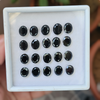 20 Pcs Of Natural Black Onyx Faceted | Shape: Oval | Size: 11x9mm - The LabradoriteKing