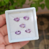 5 Pcs Of Natural Amethyst Faceted | Shape: Pear | Size: 12x8mm - The LabradoriteKing