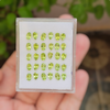 30 Pcs Of Natural Peridot Faceted | Shape: Pear & Oval | Size: 6x4mm