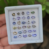 30 Pcs Of Natural Unheated Tanzanite Faceted Gemstone | Shape: Mix | Size:5-7mm - The LabradoriteKing