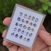 25 Pcs Of Natural Unheated Tanzanite Faceted Gemstone | Shape: Mix | Size:5-6mm - The LabradoriteKing