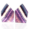 Natural Flourite Stone Pair Carved | Size: 31x21mm - The LabradoriteKing