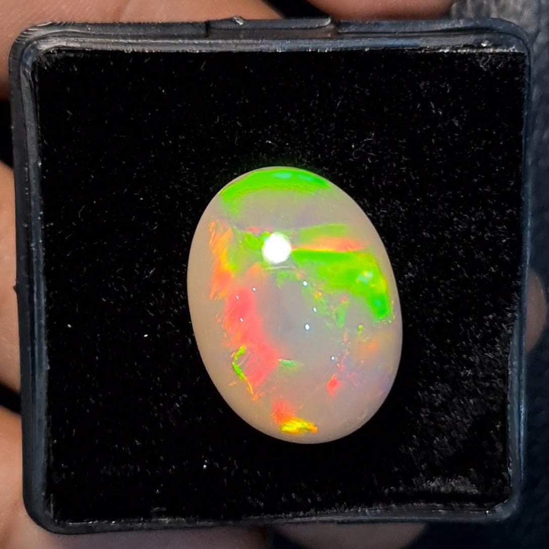 Natural Ethiopian Opal Cabochon | Oval| Size: 22x16mm