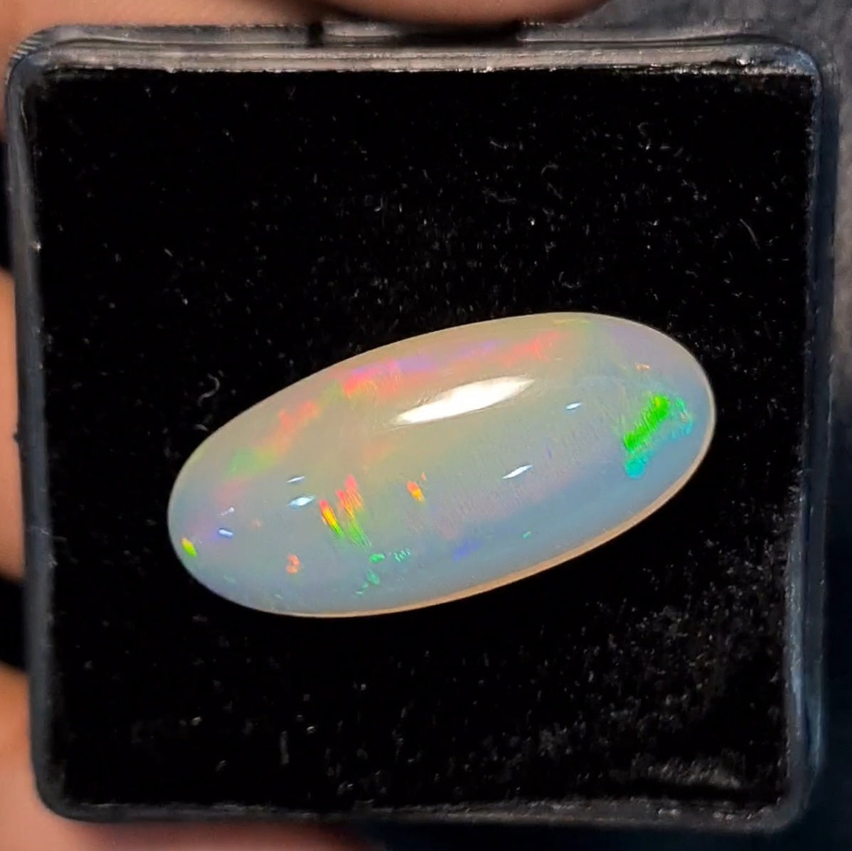 Natural Ethiopian Opal Cabochon | Oval| Size: 27x13mm