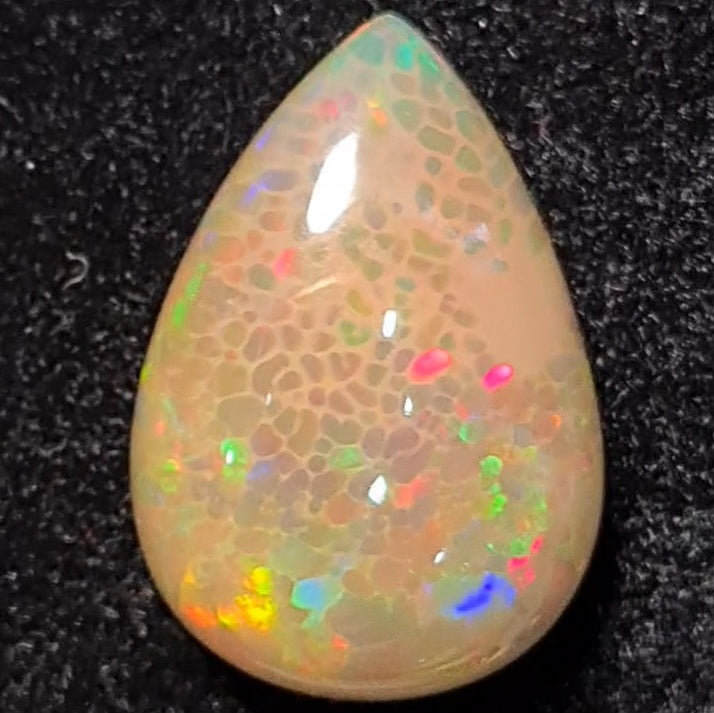 Natural Ethiopian Opal Cabochon | Pear| Size: 25x18mm