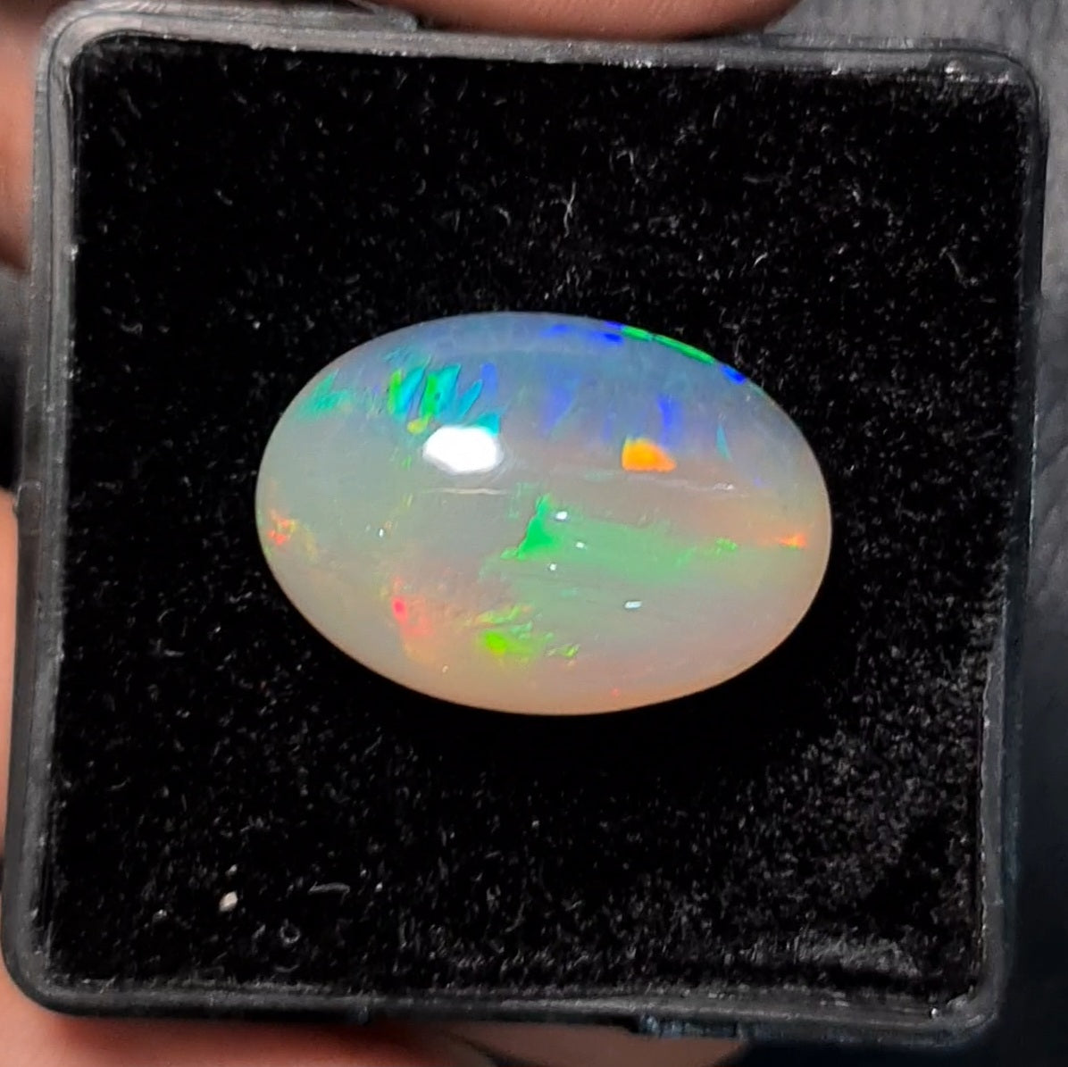 Natural Ethiopian Opal Cabochon | Oval| Size: 22x15mm