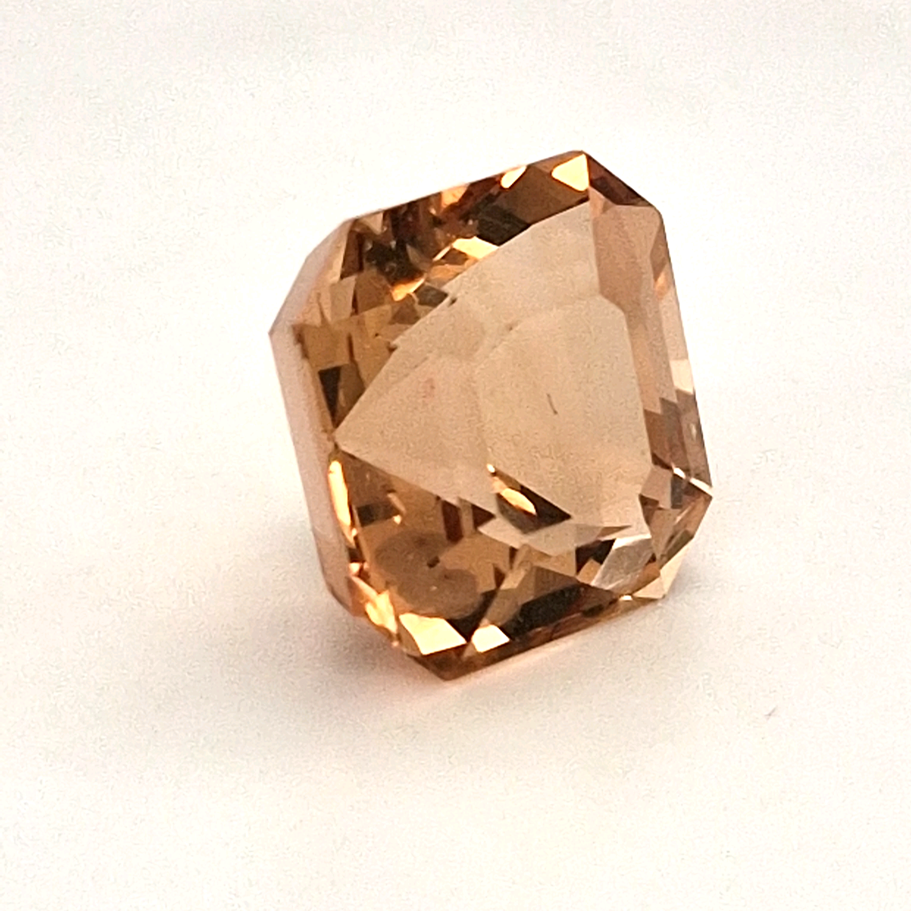 Natural Imperial Topaz Faceted | Square | Size: 14mm - The LabradoriteKing